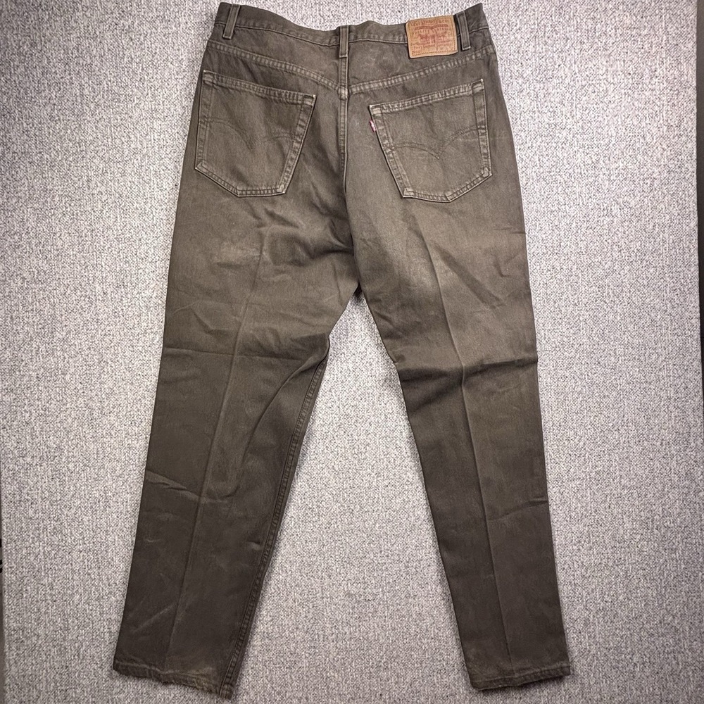 Levi's 550 Relaxed Fit Jeans Men's 38x32 Brown USA Made Vintage
